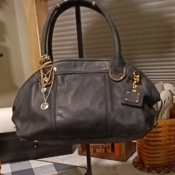 Juicy Couture Handbags - EUC Vintage Juicy Couture Large Leather Satchel Bag